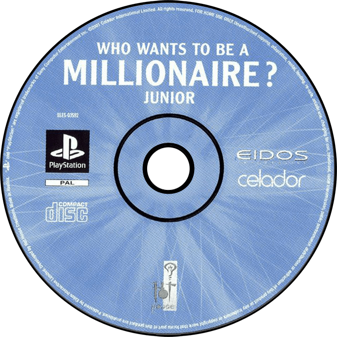 Who Wants to Be A Millionaire Junior media 5 for Playstation